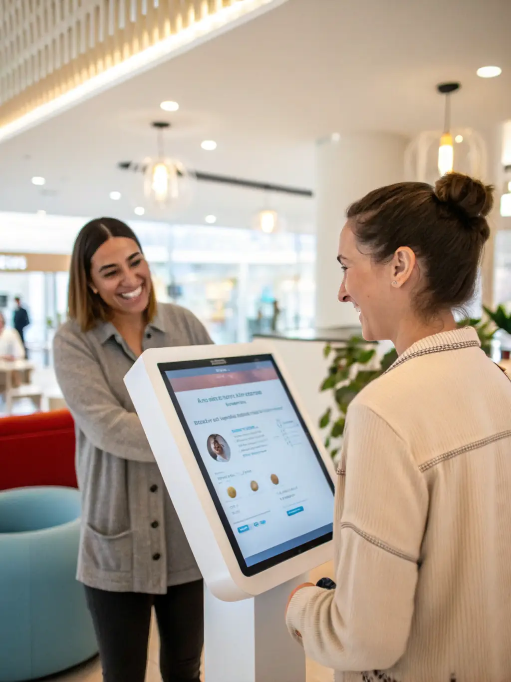 A visual representation of personalized customer interactions through AI, showing tailored responses and proactive support based on customer data.